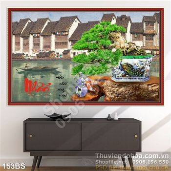 Chậu bonsai làng quê cổ 2020