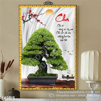 Chậu bonsai tết 2020 nghệ thuật in uv