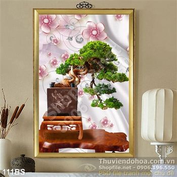 Tranh bonsai nghệ thuật độc đáo