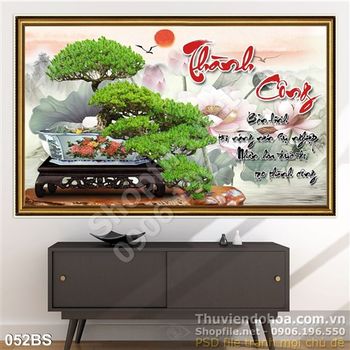 Tranh bonsai nghệ thuật thành công