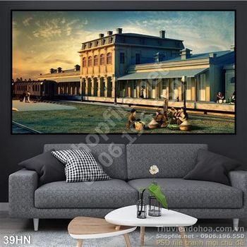 Tranh in uv nhà hát hà nội