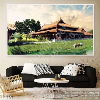 file gốc in uv ngôi nhà cổ và nông dân hà nội xưa