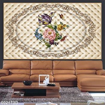 Tranh 3D hoa cổ điển