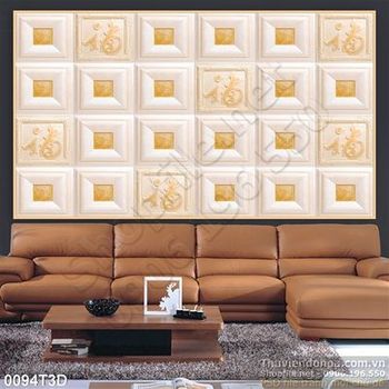 Tranh 3D thư pháp treo tường