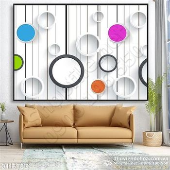 Tranh 3D treo tường trang trí