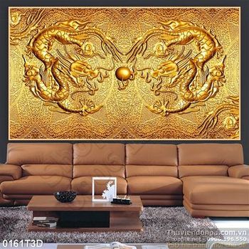 Tranh 3D rổng đối xứng cổ điển