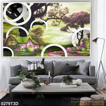 Tranh 3D tranh trang trí treo tường