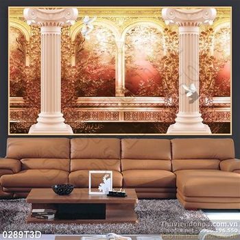 Tranh 3D cổ điển treo tường