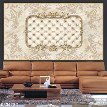 Tranh 3D cổ điển trang trí phòng  ngủ