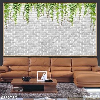 Tranh 3D tường dây leo trang trí