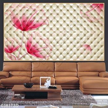 Tranh 3D hoa trang trí cổ điển