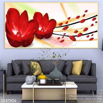 Tran hoa tulip in uv đẹp psd