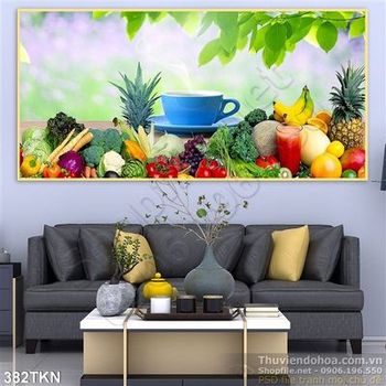 Tranh hoa quả in bếp uv đẹp nhất