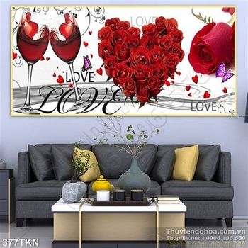 Tranh hoa hồng đẹp nhất