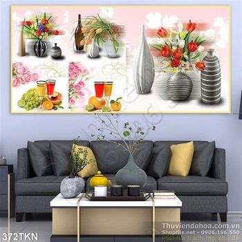 Tranh bình hoa nghệ thuật đẹp nhất