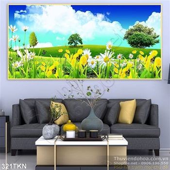 Tranh thảo nguyên và hoa hồ điệp