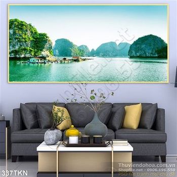 Tranh Vịnh Hạ Long trang trí tường