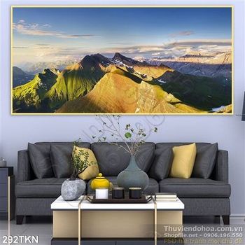 Tranh đỉnh núi cao đẹp nhất