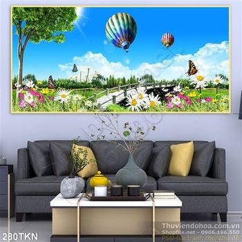 Tranh công viên và kinh khí cầu