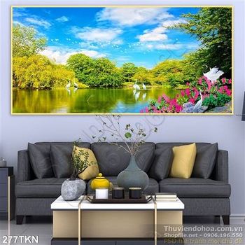 Tranh thác nước nghệ thuật đẹp nhất