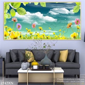 Tranh hoa trang trí bếp