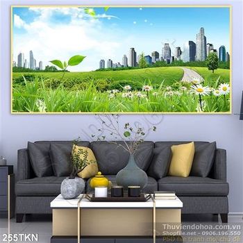 Tranh thành thành phố và cỏ