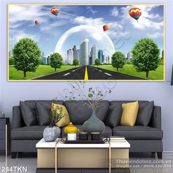 Tranh thành phố hiện đại đẹp nhất