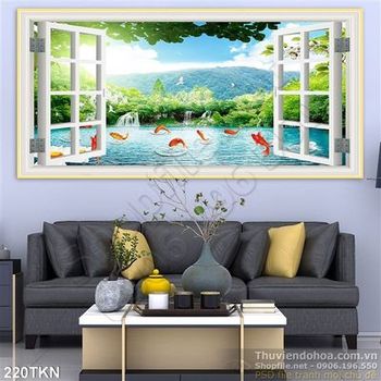Tranh cửu sổ và cá chép