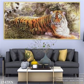 Tranh Hổ nghệ thuật treo tường đẹp