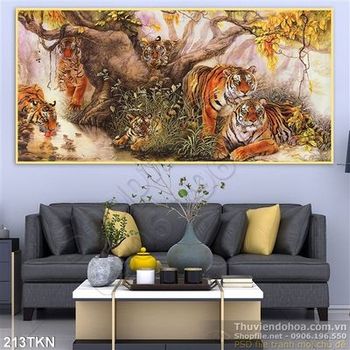 Tranh hổ phong thủy đẹp nhất