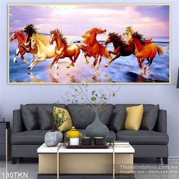 Tranh mã đáo thành công đẹp nhất