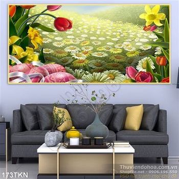 Tranh hoa tulip đẹp nhất