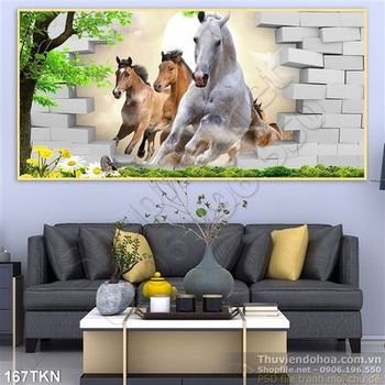 Tranh ngựa nghệ thuật đẹp