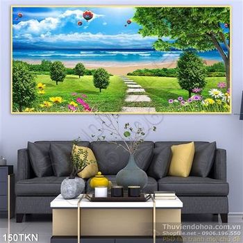 Tranh nhìn ra biển trang trí nghệ thuật đẹp