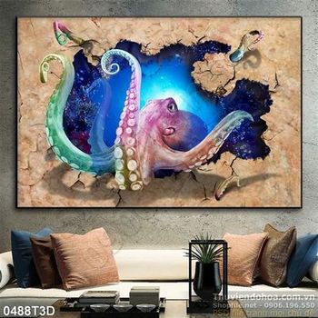 Tranh 3D nhân vật hoạt hình cho bé