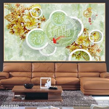 Tranh 3D cổ điển treo tường