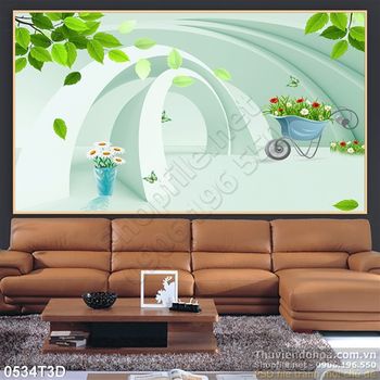 Tranh 3D nghệ thuật trang trí