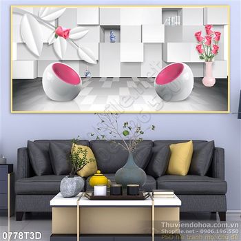 Tranh 3D treo tường trang trí nghệ thuật
