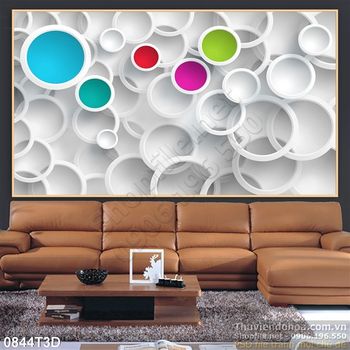 Tranh 3D treo tường trang trí nội thất