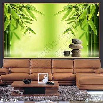 Tranh 3D tre trang trí nội thất