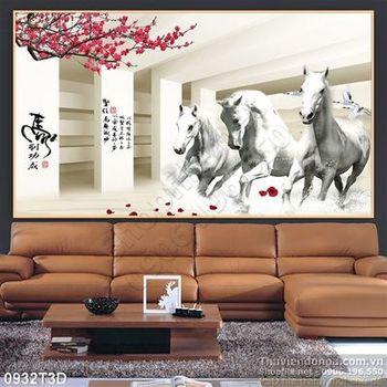 Tranh 3D mã đáo thành công