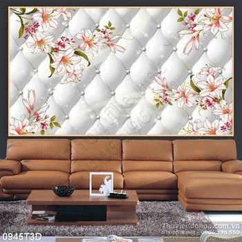 Tranh 3D hoa nền cổ điển