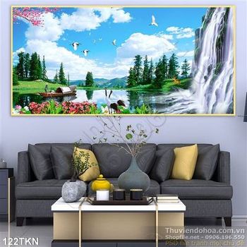 Tranh phong cảnh và thác nước đẹp nhất