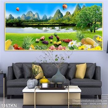 Tranh phong cảnh núi đẹp