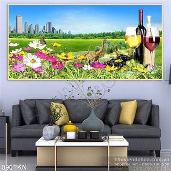 Tranh phong cảnh trang trí bếp đẹp nhất