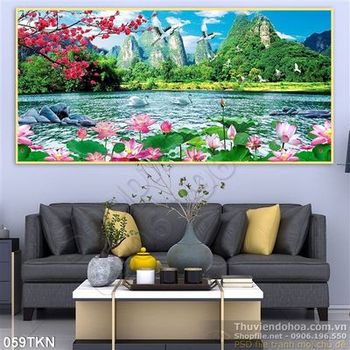 Tranh phong cảnh hữu tình mùa xuân