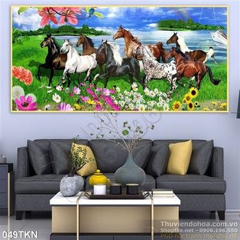 Tranh mã đáo thành công và phong cảnh đẹp