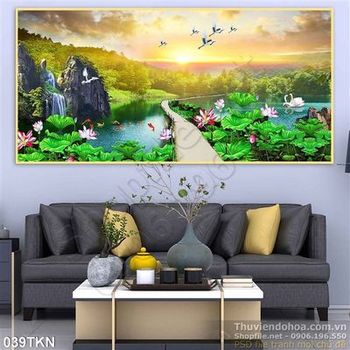 Tranh phong thủy hữu tình nghệ thuật