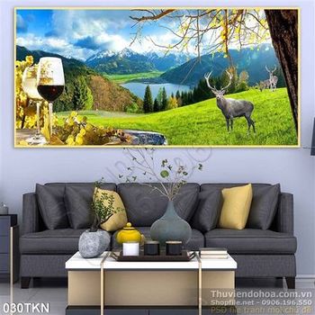 Tranh phong cảnh trang trí bếp đẹp nhất
