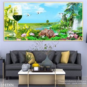 Tranh phong cảnh trang trí bếp đẹp nhất